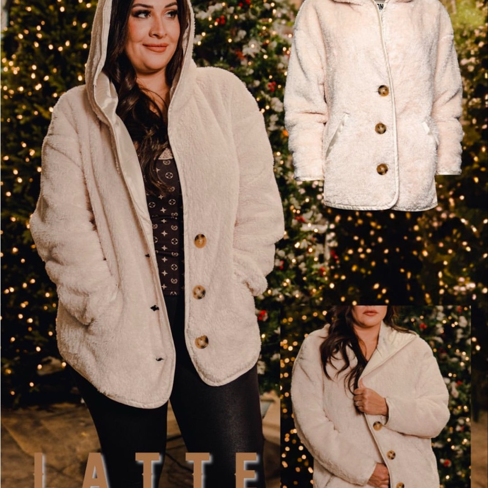 SOLD OUT Dixxon Flannel LATTE Sherpa Cardigan - Women's Medium
